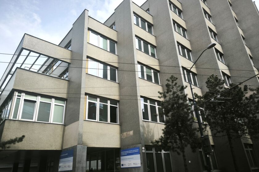 Súčasným stav administratívnej budovy Datacentra v Bratislave.